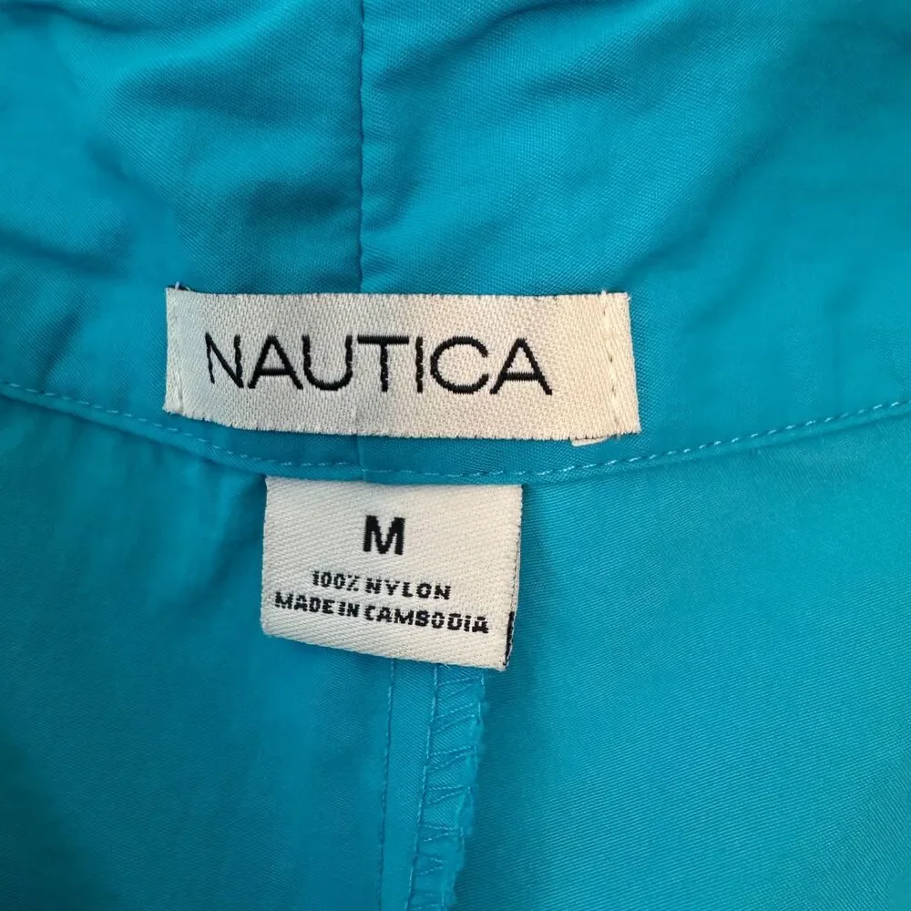 Nautica Blue Nylon Shorts Size Medium - Picture 6 of 8